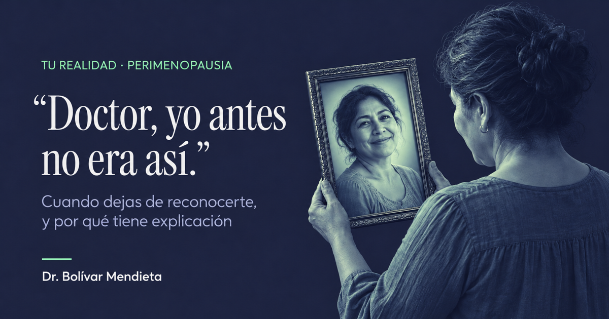 Portada del artículo: Doctor, yo antes no era así.