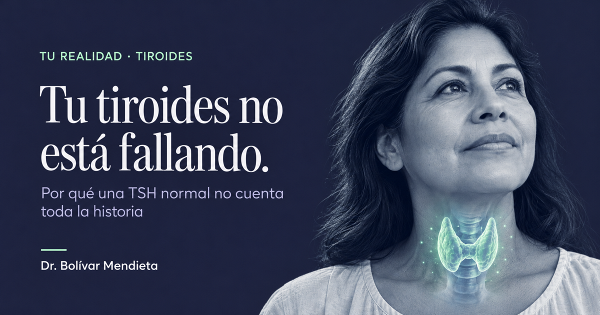 Portada del artículo: Tu tiroides no está fallando.