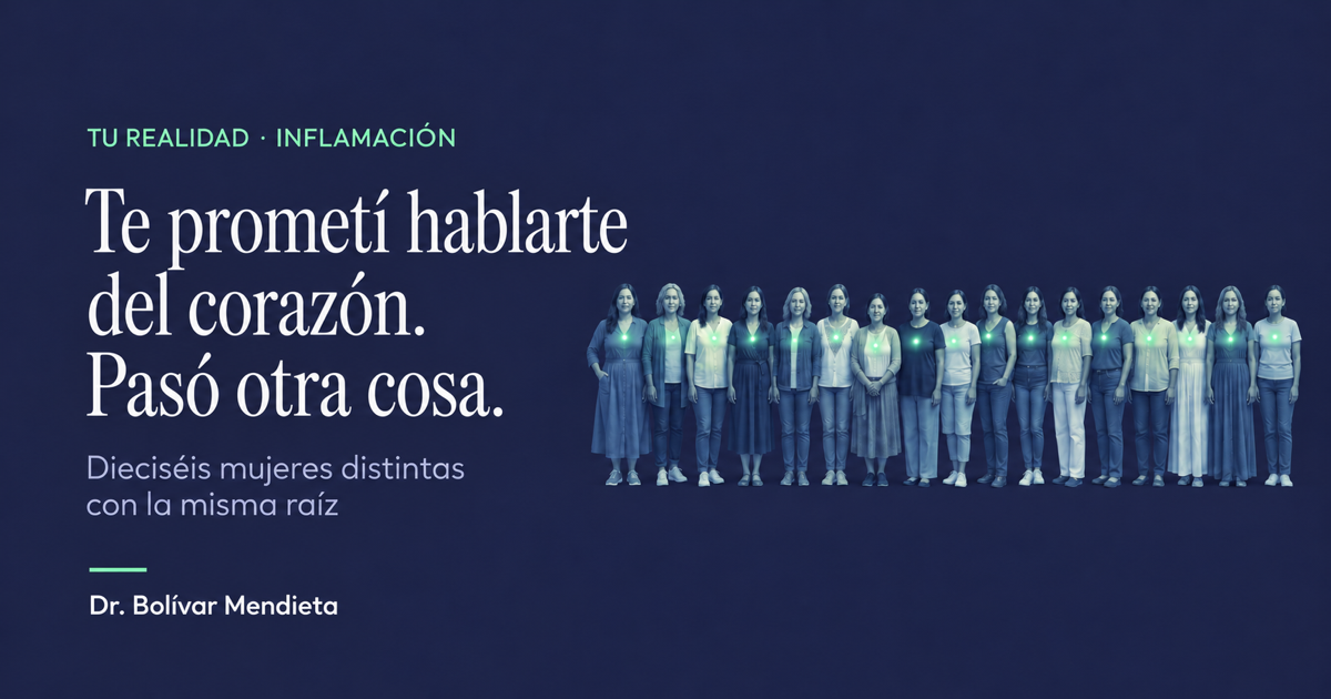 Portada del artículo: Te prometí hablarte del corazón. Pasó otra cosa.